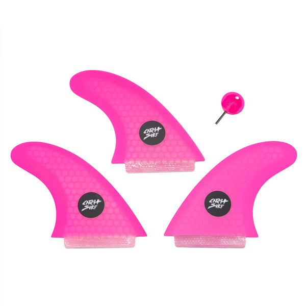 Ultra Hi-Perf Tri Fin Kit - Pink