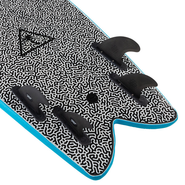 Heritage 5'8'' Retro Fish - Cool Blue
