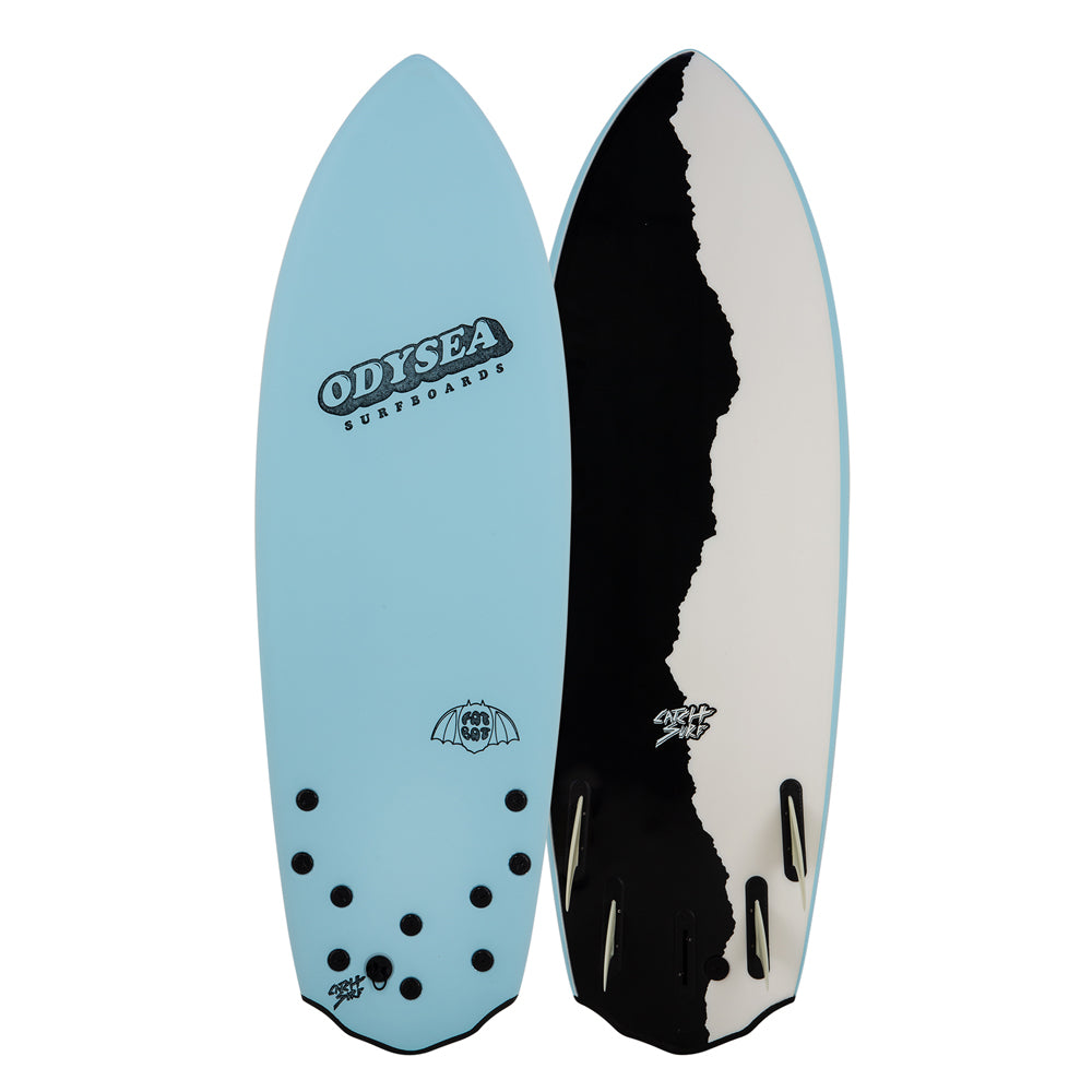 Odysea - 5'2" Fat Bat Five Fin - Sky Blue