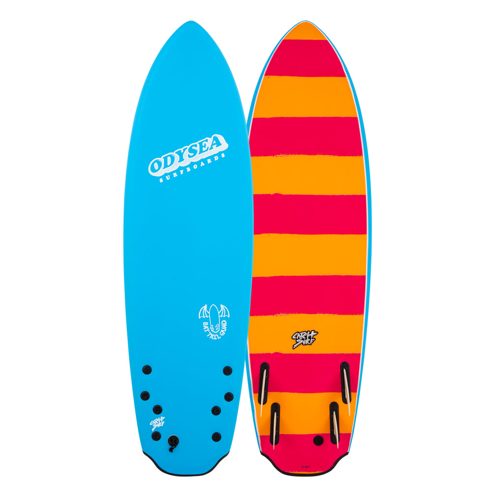 Odysea - 5'8" Bat Tail Quad - Sky