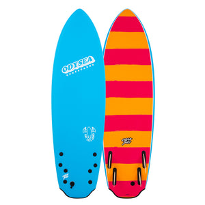 Odysea - 5'8" Bat Tail Quad - Sky