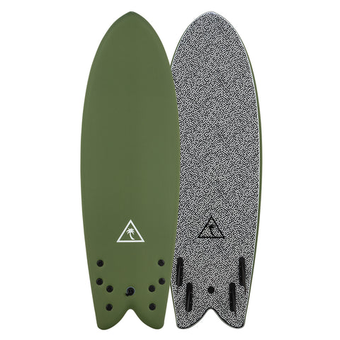 Heritage 5'8'' Retro Fish - Military Green