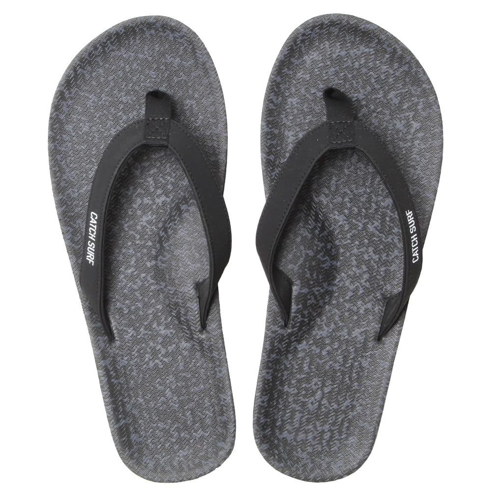 CS x Indosole Flip Flops - Black Static