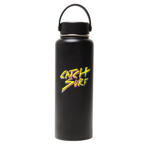 Slash Logo Flask - Black