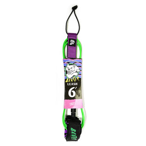 Beater 6' Leash - Green & Purple