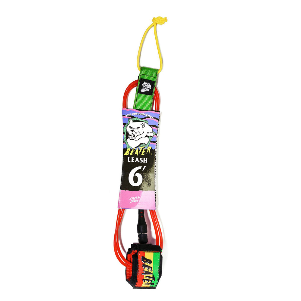 Beater 6' Leash - Rasta