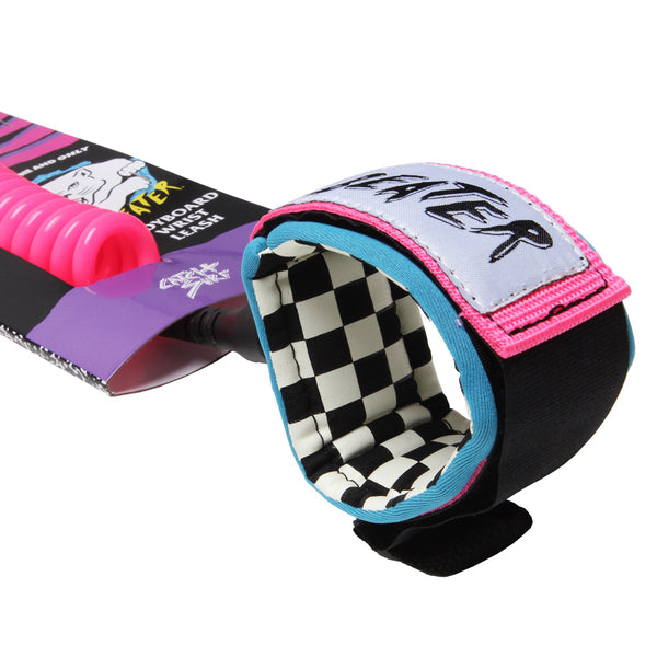 Beater Bodyboard Leash - Pink & Blue