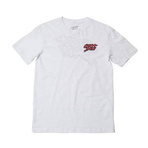 Triangle Slash S/S Tee - White