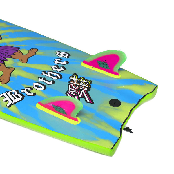 Beater Pro - Safety Edge Twin Fin Kit - Hot Pink & Lime