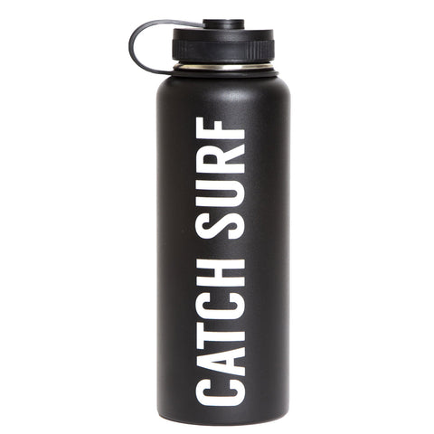 Block Logo Flask - Black