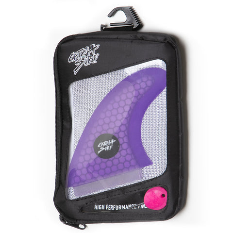 Ultra Hi-Perf Quad Fin Kit - Purple
