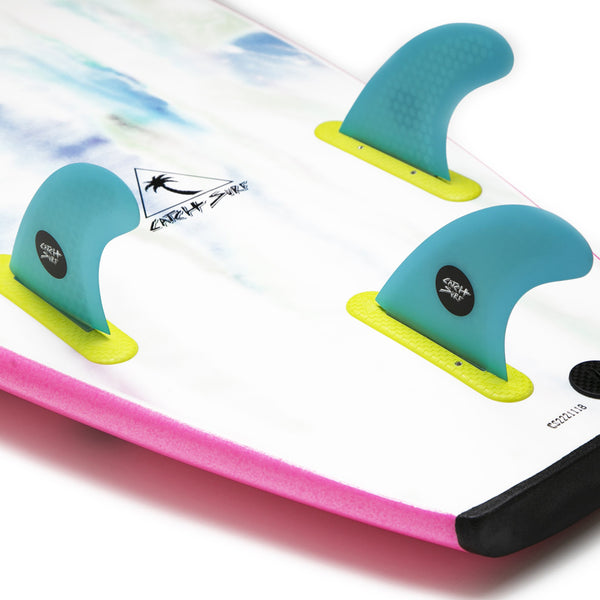 Ultra Hi-Perf Tri Fin Kit - Cyan