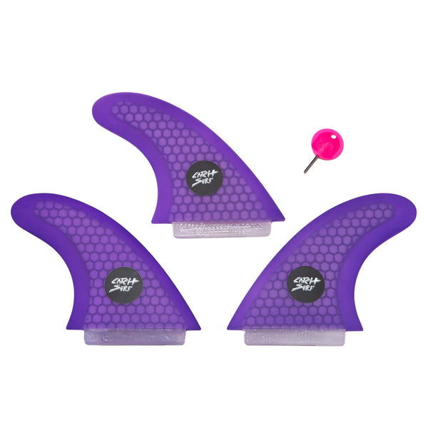 Ultra Hi-Perf Tri Fin Kit - Purple