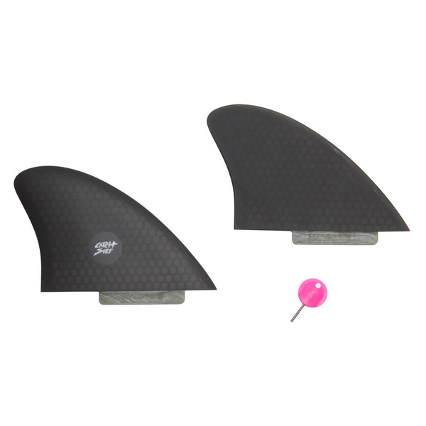 Ultra Hi-Perf Twin Fin Kit - Black